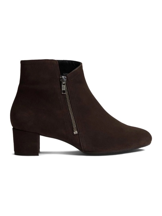 Eric Michael Shoes - NWT Eric Michael Women’s Ankle Boots with Side Zip - Brown Suede